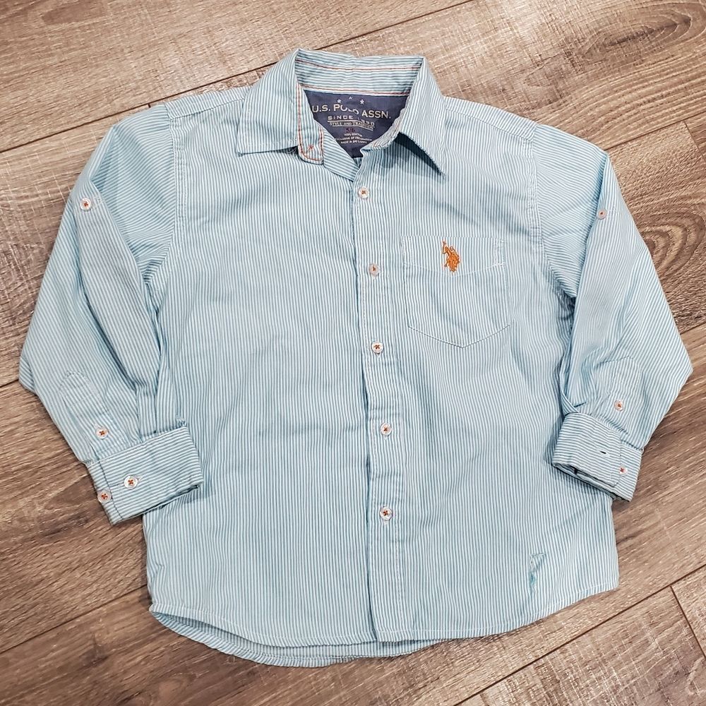 Polo shirt button down size 5/6
